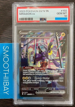 Pokemon Card Indonesia Miraidon ex SV1V 102/078 Scarlet & violet Gem Mint PSA 10 - Image 1
