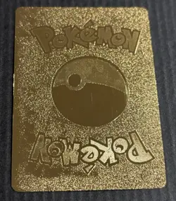 Pokemon Charizard VMAX 586hp Gold Foil Fan Art Collector Card NM Smooth - Image 3