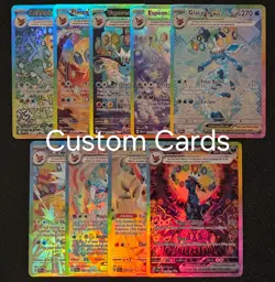 Prismatic Evolutions Eeveelutions SIR Complete Set of 9 🔥Custom🔥 Pokemon Cards - Image 1