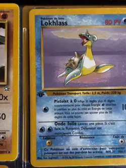 Lokhlass French Pokemon Card Fossil 25/62 1st Edition Lapras Rare - Image 4