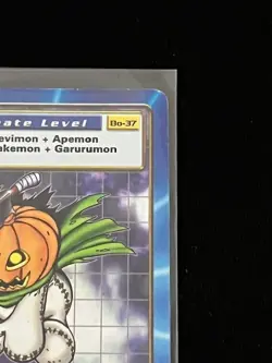 Pumpkinmon Digimon Card #BO-37 1st Edition - Image 3