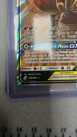 Pokemon TCG Umbreon and Darkrai GX Tag Team Card 125/236 NM - Image 4