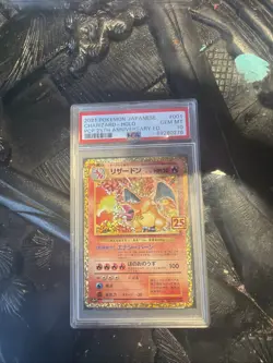 Pokemon 2021 Japanese 25th Anniversary Charizard Holo Rare Card #001/025 - Image 1