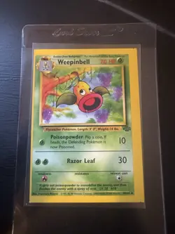 Pokemon Weepinbell Error Square Cut Card - Image 1