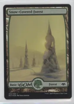 Full Art - Snow-Covered Forest Foil Magic: Modern Horizons MH1 #254 - Image 1