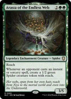 Arasta of the Endless Web [Bloomburrow Commander] Magic MTG - Image 1