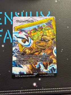 Plague of Vermin Teenage Mutant Ninja Turtles Borderless Mythic Rare - Image 1