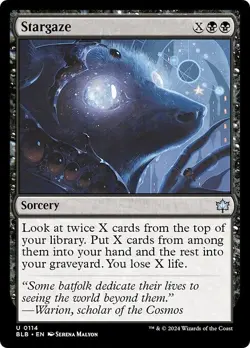 STARGAZE x4 mtg NM-M Bloomburrow 4 Unc - Image 1