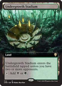 Undergrowth Stadium (Commander Legends) - Extended Art - NM Pack Fresh MTG - Image 1