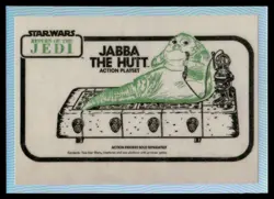 2021 Topps Chrome Star Wars Galaxy Refractor Jabba The Hut Action Playset #V-14 - Image 1