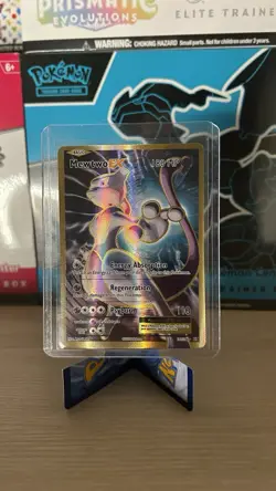 Pokemon 2016 XY Evolutions Mewtwo EX Card 103/108 Holo Full Art Foil Ungraded - Image 1