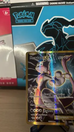 Pokemon 2016 XY Evolutions Mewtwo EX Card 103/108 Holo Full Art Foil Ungraded - Image 3