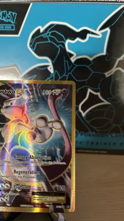 Pokemon 2016 XY Evolutions Mewtwo EX Card 103/108 Holo Full Art Foil Ungraded - Image 4