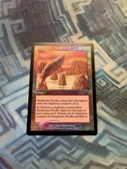 MTG Foil Sandstone Needle EX/LP+ Mercadian Masques - Image 1