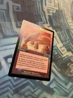 MTG Foil Sandstone Needle EX/LP+ Mercadian Masques - Image 5