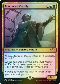 MTG Master of Death Foil ** Modern Horizons 2 ** English (NM) - Image 1