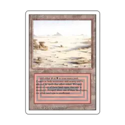 WotC MtG 3rd Ed Badlands (R) EX - Image 1