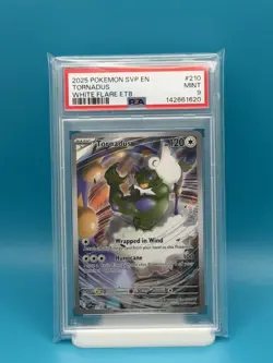 PSA 9 - 2025 POKEMON SVP EN TORNADUS WHITE FLARE - Image 1