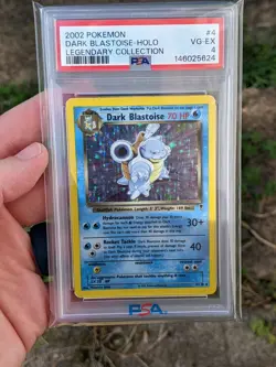 Pokemon Legendary Collection Holo Dark Blastoise #4/110 PSA 4 VG-EX - Image 1