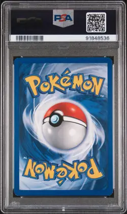 2001 POKEMON NEO REVELATION DOUBLE HOLO ERROR #8 HOUNDOOM-HOLO PSA 6 - Image 2