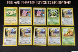 Pokemon TCG Neo Genesis Bulk Commons Uncommons Energy Trainers NM LP 200+ (CS) - Image 5