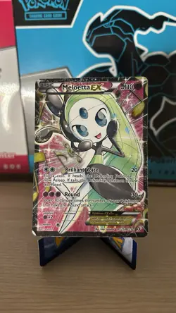 Meloetta EX RC25/RC25 Legendary Treasure Full Art Holo Pokemon Card - Image 2