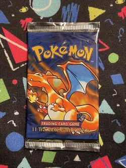 1999 Pokemon WOTC Shadowless Charizard Heavy Booster Pack Sealed New - Image 1
