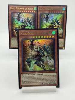 Yu-Gi-Oh! Hapi, Guidance Of Horus Ch02-EN024 Ultra Rare 1st Ed. X3 (Playset) - Image 1