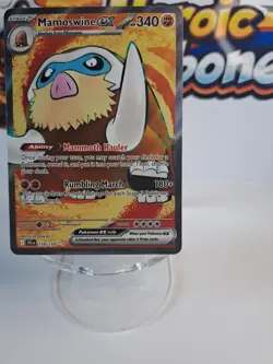 Pokemon TCG Journey Together Mamoswine EX Ultra Rare Card 174/159 - Image 5