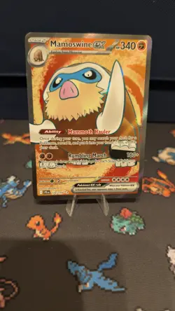 Pokemon TCG Mamoswine EX 174/159 Journey Together Ultra Rare - Image 1