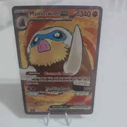 Pokemon TCG Mamoswine EX 174/159 Journey Together Ultra Rare - Image 1
