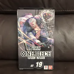 One Piece Card Game Black Smoker Starter Deck (ST-19) New Sealed PRB-01 - Image 1