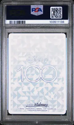 2023 WEISS SCHWARZ JPN DISNEY100 #077 DISNEY 100 YEARS OF WONDER PSA 10 - Image 2
