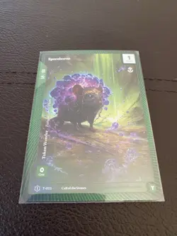 Wonders of the First Sporeborne Serialized Foil OCM 59/99 NM 5pts Petraia Token - Image 2