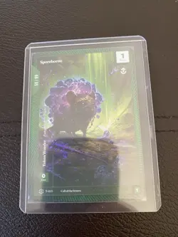 Wonders of the First Sporeborne Serialized Foil OCM 59/99 NM 5pts Petraia Token - Image 4