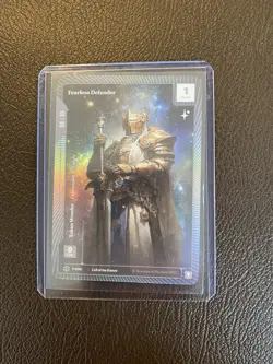 Wonders Of The First Fearless Defender Token OCM Serialized Foil NM 5pts - Image 4