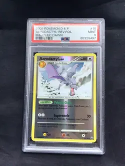 Pokemon Cards: Majestic Dawn Reverse Holo: Aerodactyl 15/100 PSA 9 - Image 1