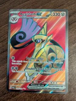 Aegislash EX 230/182 Paradox Rift Holo Ultra Rare Card Pokemon TCG NM - Image 1