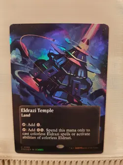 Magic The Gathering MTG - Eldrazi Temple (0059) (Borderless) - EOE - Image 1