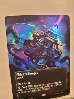 Magic The Gathering MTG - Eldrazi Temple (0059) (Borderless) - EOE - Image 2