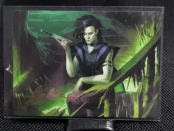 Winter, Misanthropic Guide (Gold Signature - Art Card) MtG: Duskmourn [#24/54] - Image 1