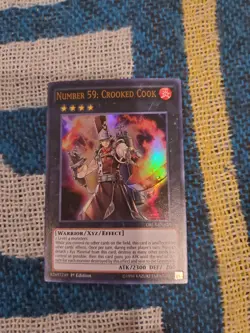 Number 59: Crooked Cook - YuGiOh! Dragons of Legend Unleashed DRL3-EN025 - NM/MT - Image 1