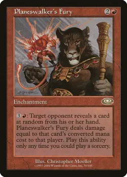 4x Planeswalker's Fury - MP - Planeshift - SPARROW MAGIC mtg - Image 1