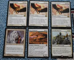 MTG 6x White Rare Vengeful Archon Benalish Marshal Soul Sculptor, Dust Elemental - Image 1