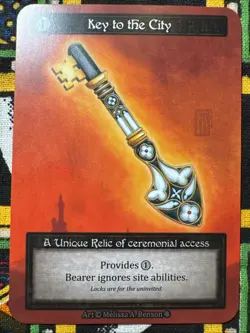 Sorcery Contested Realm Gothic Unique Non-Foil Key To The City - Image 1