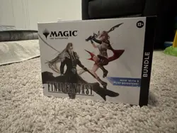 Magic The Gathering - Final Fantasy Bundle 9 Booster Pack in hand - Image 1