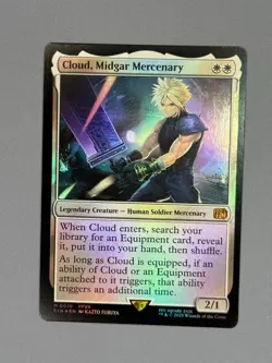 MTG Final Fantasy Cloud, Midgar Mercenary 0010 Foil - Image 1