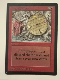 Beta Wheel of Fortune Limited Edition Magic the Gathering MTG - Image 1