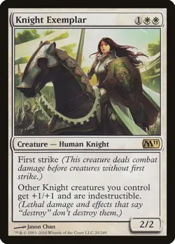 MTG Knight Exemplar ** Magic 2011 ** English - Image 1
