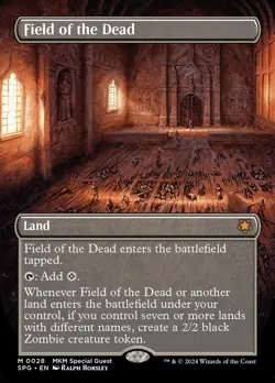 Field of the Dead ** Borderless ** #28 - Special Guest - NM MTG - Image 1